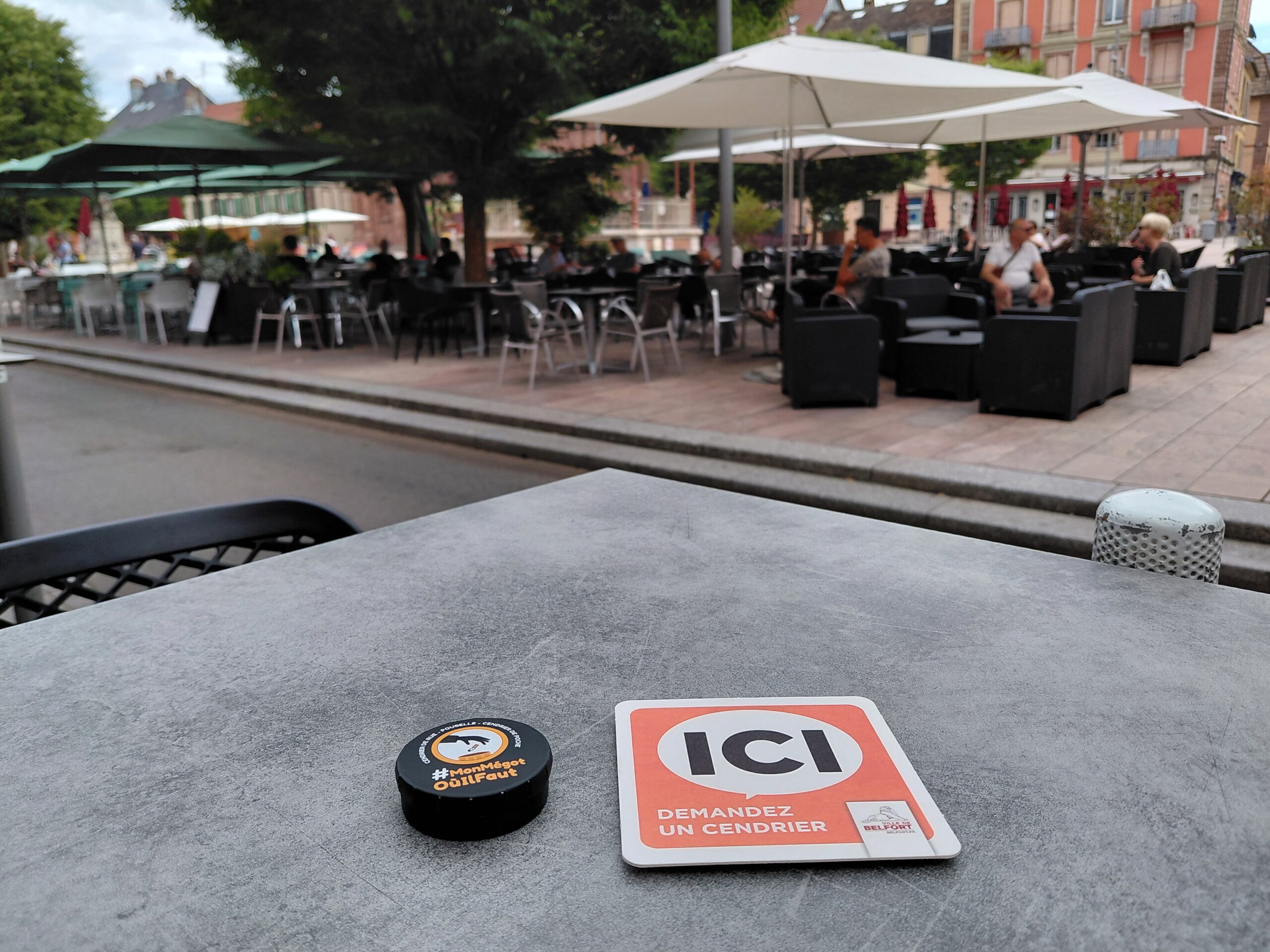 Belfort mobilise les terrasses contre les mégots